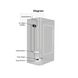 Amplificador Celular IoT/M2M / 5 Bandas / Ganancia 15 dB / Potencia Enlace Ascendente 25 dBm / Conexión Directa SMA / Diseño Compacto | SIERRA STORE