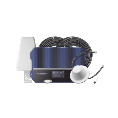 KIT Amplificador de señal celular 4G LTE, 3G y Voz. Especial para áreas comerciales que reciben la señal de múltiples torr...