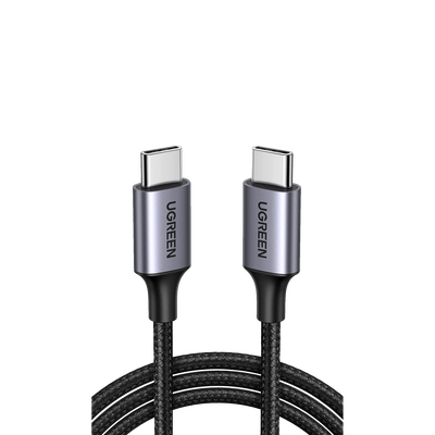 Cable USB-C a USB-C | 2 Metros (6.56 Pies) | Transferencia de Datos de 480 Mbps | Carga Rápida de Hasta 60W | QC 4.0/3.0/2...