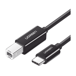 Cable de Impresora o escáner USB-C | 1m (6 pies) | USB Tipo C a USB 2.0 Tipo B | Soporta Thunderbolt 3 | Alta velocidad | ...