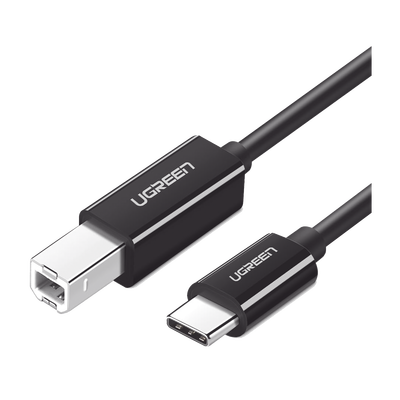 Cable de Impresora o escáner USB-C | 1m (6 pies) | USB Tipo C a USB 2.0 Tipo B | Soporta Thunderbolt 3 | Alta velocidad | ...