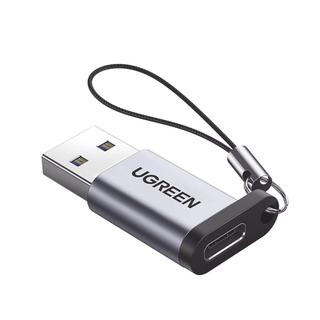 Adaptador USB 3.0 Macho a USB-C 3.1 Tipo C Hembra |Carga y Sincronización de Datos | Admite Corriente de 3A | Transferenci...
