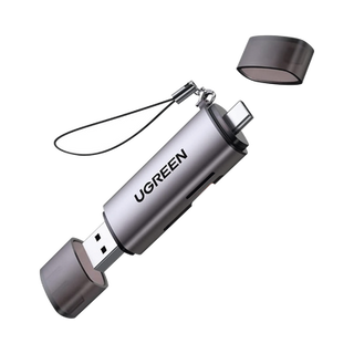 Lector de Tarjetas USB-C + USB-A a MicroSD (TF)/SD | OTG | USB-C 3.1 | 5Gbps | Soporta hasta 2TB | Soporta Windows/Mac OS/...