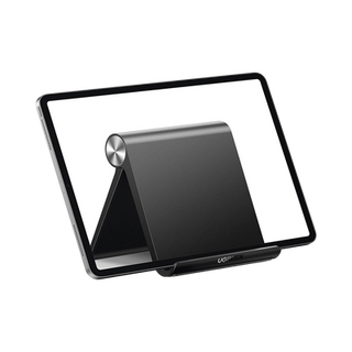 Soporte de Escritorio para Tablet /  Ajustable de 0° a 100° / Goma Antiarañazos / Antideslizante / Amplia Compatibilidad c...