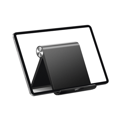 Soporte de Escritorio para Tablet /  Ajustable de 0° a 100° / Goma Antiarañazos / Antideslizante / Amplia Compatibilidad c...