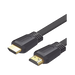Cable HDMI 2.0 Plano de 3 Metros (9.84 Pies) / 4K@60Hz / HDR / 3D / HEC (Canal Ethernet HDMI) / ARC (Canal de Retorno de A...