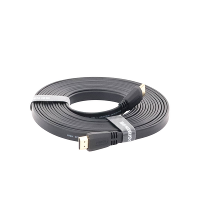 Cable HDMI 2.0 Plano de 5 Metros (16.40 Pies) / 4K@60Hz / HDR / 3D / HEC (Canal Ethernet HDMI) / ARC (Canal de Retorno de ...