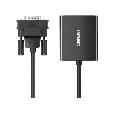 VGA Macho / Salida: HDMI Hembra / Resolución de 1080P@60Hz / Puerto Estéreo de 3.5 mm / Plug and Play, Sin Controlador / L...