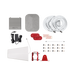 KIT Amplificador de Señal Celular, HOME MULTIROOM | Mejora la Señal Celular de todos los Operadores | Cubre áreas de hasta...