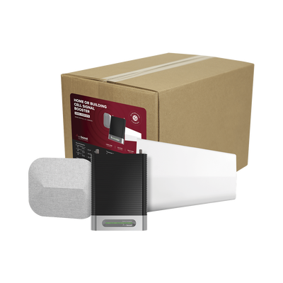 KIT Amplificador de Señal Celular, HOME COMPLETE | Mejora la Señal Celular de todos los Operadores | Cubre áreas de hasta ...