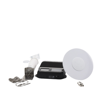 Kit Amplificador de Señal Celular 2G, 3G y 4G / Mejora llamadas convencionales y VoLTE / Amplifica señal de TELCEL, AT&T y MO