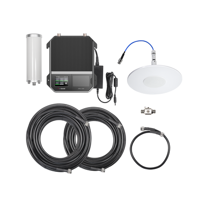 Kit Amplificador de Señal Celular 2G, 3G y 4G / Mejora llamadas convencionales y VoLTE / Amplifica señal de TELCEL, AT&T y...