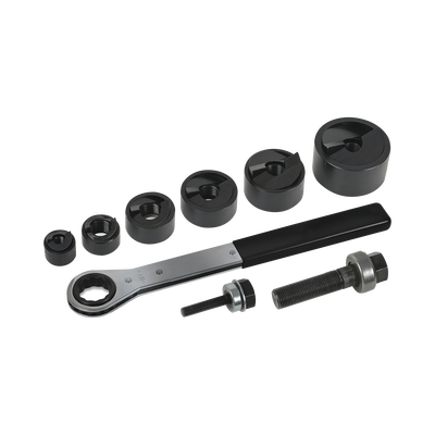 Juego de 6 Sacabocados de 1/2 a 2 Pulgadas (12.7 a 50.8 mm). con Estuche - KLEIN TOOLS