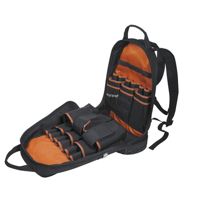 Mochila para herramientas Tradesman Pro™ de 36,8 cm en color negro con 39 bolsillos (No incluye herramientas). KLEIN TOOLS...