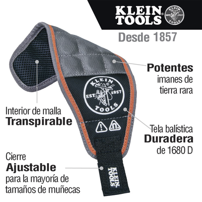 Muñequera Magnética Tradesman Pro™. KLEIN TOOLS - Vista 7