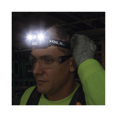 Lámpara Luz LED Frontal Recargable de 400 Lúmenes, Apagado Automático, con Correa de Tela, Adaptable y Ajustable a Gorros,...