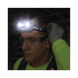 Lámpara Luz LED Frontal Recargable de 400 Lúmenes, Apagado Automático, con Correa de Tela, Adaptable y Ajustable a Gorros,...