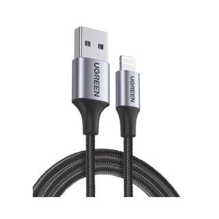 Cable USB-A a Lightning | 1 Metro (3.28 Pies) | Certificado MFi | Carga Rápida 5V/2.4 A | 480 Mbps | Conector C94 | Adecua...