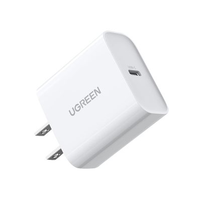 Cargador USB-C de 20W | 1 USB-C de Carga Rápida | QC4.0+ | PD3.0 | PPS | BC1.2| Carga Inteligente | Chip PWM | Múltiple Pr...