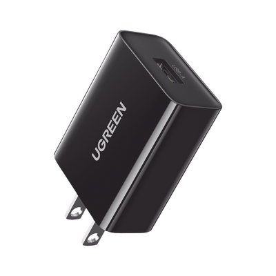 Cargador de 18W | 1 Puerto USB-A | Carga Rápida | QC3.0/ QC2.0 /QC1.0 AFC, FCP, BC1.2| Tamaño Compacto | UL, PSE, FCC, CE ...