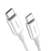Cable USB-C a USB-C | 1 Metro | Carga Rápida de hasta 60W | Transferencia de datos de 480 Mbps | PD3.0 | QC 4.0/3.0/2.0 | ...