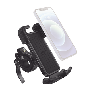 Soporte de Celular para Manillar de Motocicleta o Bicicleta / Anti Vibración / Protección de clip Antideslizante / Rotació...