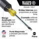 Desarmador Miniatura de Punta Plana Cabinet de 3.2 mm con Barra de 152 mm KLEIN TOOLS - Vista 2