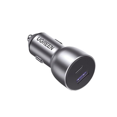 Cargador de Auto 52.5W | Puerto USB-A y USB-C | Carga Rápida | Compatible con Vehículos de 12 y 24 VCD | PD3.0 + QC3.0 | C...