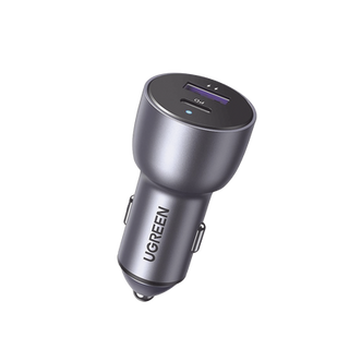 Cargador de Auto 52.5W | Puerto USB-A y USB-C | Carga Rápida | Compatible con Vehículos de 12 y 24 VCD | PD3.0 + QC3.0 | C...