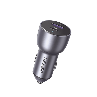 Cargador de Auto 52.5W | Puerto USB-A y USB-C | Carga Rápida | Compatible con Vehículos de 12 y 24 VCD | PD3.0 + QC3.0 | C...