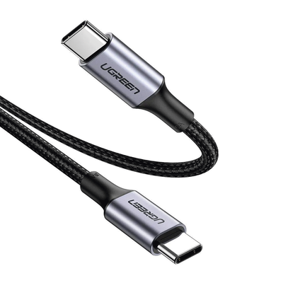 Cable USB-C a USB-C | 1 Metro | Carga Rápida de hasta 100W | Transferencia de datos 480 Mbps | PD3.0 | QC4.0/3.0/2.0 | FPC...