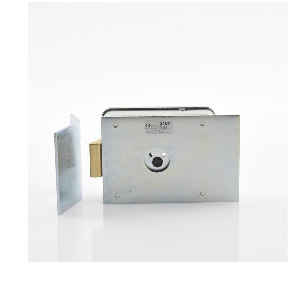Cerradura Electromecánica / 12 VCA / Placa Suelo / Operación Manual por Cilindros | SIERRA STORE