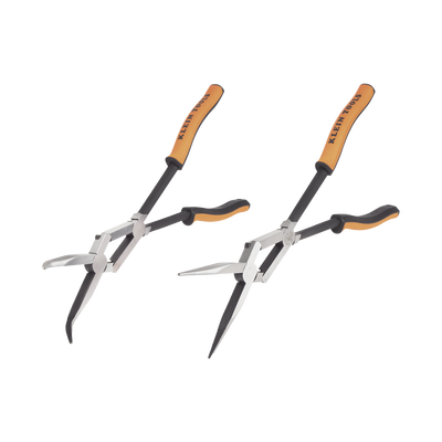 Juego de 2 Pinzas de Punta Doblada y Punta de Aguja de Gran Alcance 33 cm KLEIN TOOLS - Vista 8