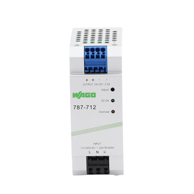 Fuente de Alimentación / ECO / Monofásico / 24V DC / 2.5A / 60W / SELV-PELV / CAGE CLAMP® / Carril DIN WAGO - Vista 2