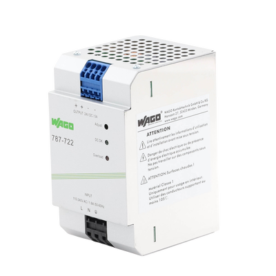 Fuente de Alimentación / 24V DC / 5A / 120W / PFC Activo / Montaje Carril DIN / IP20 / Conectores CAGE CLAMP® 4 mm² WAGO -...