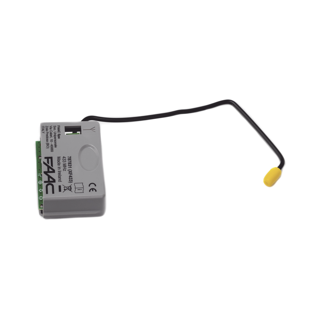 Receptor Inalámbrico / 433 MHz / 250 Transmisores / Instalación Directa en Tablilla / Uso Exterior | SIERRA STORE