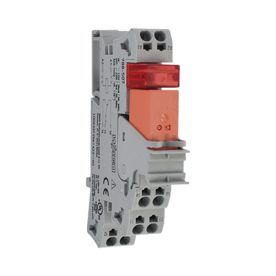 Módulo con Relé / 115V AC / 16A Permanente / 1 Inversor / LED Rojo / Push-in CAGE CLAMP® / Montaje Carril DIN / IP20 WAGO ...