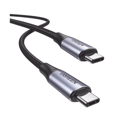Cable USB-C a USB-C 3.2 Thunderbolt | 1 Metro | 240W | 10 Gbps | 480 Mbps | Soporta Video 4K@60Hz| Chip E-Market Inteligente 