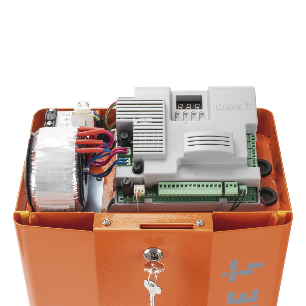 Barrera Vehicular Automática / Mástil hasta 4 m (13.1 ft) / 5400 Ciclos Diarios / Tiempo de Apertura 2 a 6 s / IP44 / Par de Torsión | SIERRA STORE