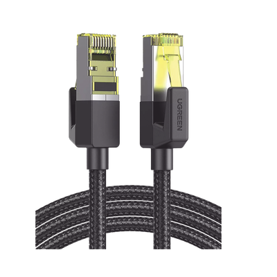 Cable Ethernet Cat7 CLASS F/FTP Redondo con Malla de Nylon 1 Metro (3.28 Pies) - UGREEN
