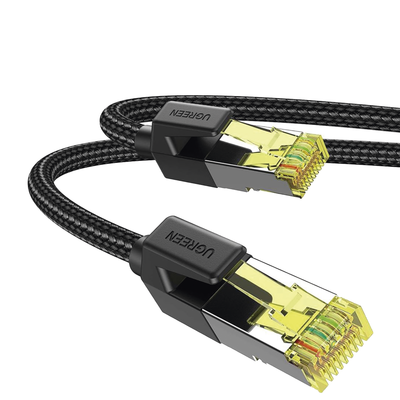 Cable Ethernet Cat7 CLASS F/FTP Redondo con Malla de Nylon 2 Metros (6.56 Pies) UGREEN - Vista 2