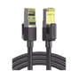 Cable Ethernet Cat7 CLASS F/FTP Redondo con Malla de Nylon 3 Metros (9.84 Pie...
