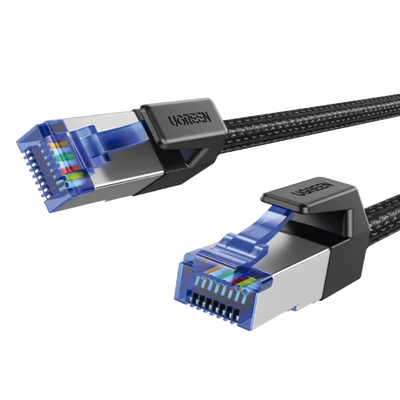 Cable Ethernet Cat8 CLASS F/FTP Redondo con Malla de Nylon 2 Metros (6.56 Pies) UGREEN - Vista 2