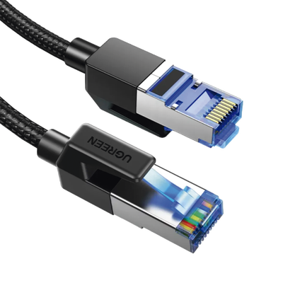 Cable Ethernet Cat8 CLASS F/FTP Redondo con Malla de Nylon 2 Metros (6.56 Pies) UGREEN - Vista 3