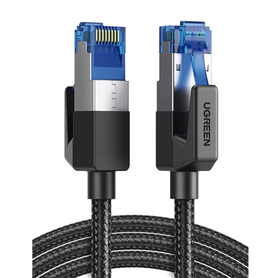 Cable Ethernet Cat8 Class F/FTP Redondo con Malla de Nylon 5 Metros (16.40 Pies) - UGREEN