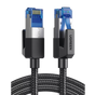 Cable Ethernet Cat8 Class F/FTP Redondo con Malla de Nylon 5 Metros (16.40 Pi...