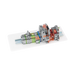 Rail Portador de Acero WAGO, 35 x 15 mm, 2.3 mm Espesor, 2 m Largo, Sin Ranuras, Según EN 60715, Color Plateado, 255.5 mm ...