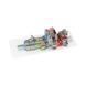 Rail Portador de Acero WAGO, 35 x 15 mm, 2.3 mm Espesor, 2 m Largo, Sin Ranuras, Según EN 60715, Color Plateado, 255.5 mm ...