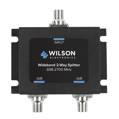 Divisor de Potencia Coaxial 2 Vías / 698-2700 MHz / 75 Ohm / Pérdida por División 3 dB / Aislamiento ≥20 dB / Conector F-h...