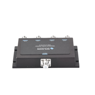 Divisor de potencia de 4 vías para la distribución de señal a dos antenas de servicio | 6 dB de pérdida por puerto | Conec...